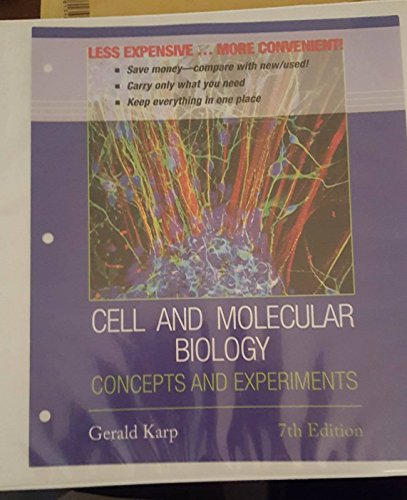 9781118301791: Cell and Molecular Biology: Concepts and Experiments