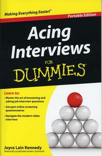 Stock image for Acing Interviews for Dummies for sale by Better World Books