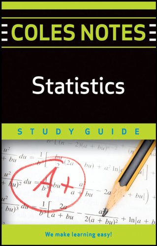 Stock image for Coles Notes Statistics Quick Review for sale by ThriftBooks-Dallas