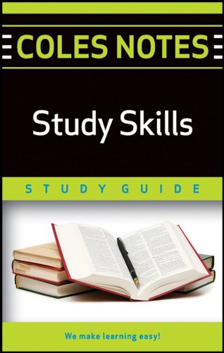 Stock image for Coles Notes Improving Your Study Skills for sale by Better World Books: West
