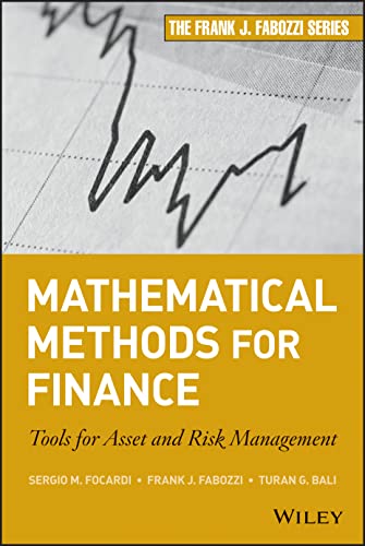 Stock image for Mathematical Methods for Finance for sale by Blackwell's