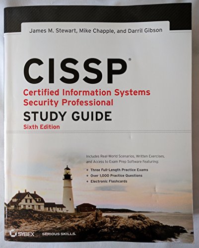 Beispielbild fr Cissp: Certified Information Systems Security Professional Study Guide zum Verkauf von ThriftBooks-Dallas