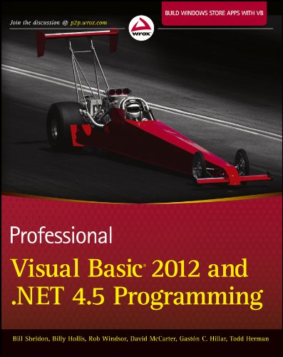9781118314456: Professional Visual Basic 2012 and .NET 4.5 Programming