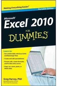 Beispielbild fr Excel 2010 for Dummies zum Verkauf von Better World Books