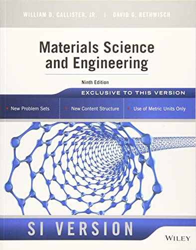 Stock image for Materials Science and Engineering for sale by Better World Books Ltd