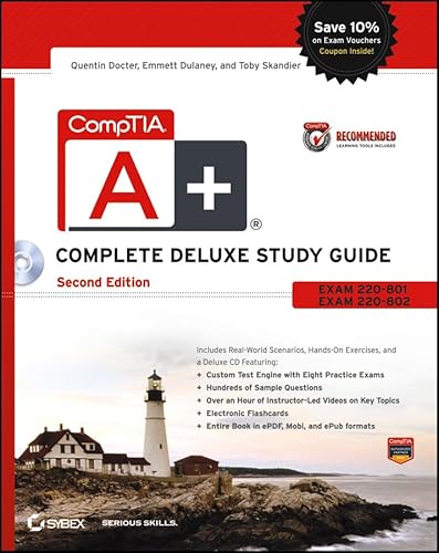 Stock image for CompTIA A+ Complete Deluxe Study Guide Recommended Courseware: Exams 220-801 and 220-802 for sale by HPB-Red