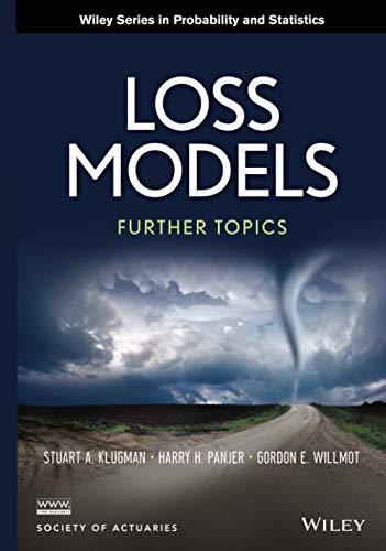 Imagen de archivo de Loss Models: Further Topics a la venta por ThriftBooks-Dallas