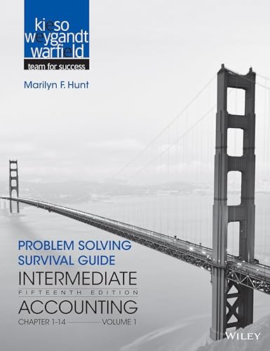 Beispielbild fr Problem Solving Survival Guide to accompany Intermediate Accounting, Volume 1: Chapters 1 - 14 zum Verkauf von BooksRun