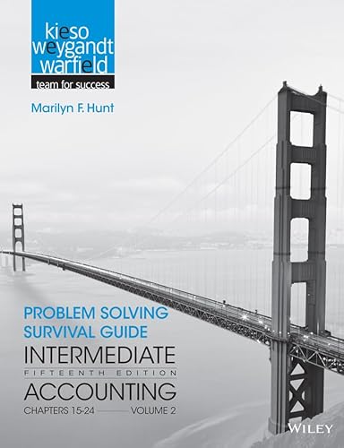 Beispielbild fr Problem Solving Survival Guide to accompany Intermediate Accounting, Volume 2: Chapters 15 - 24 zum Verkauf von BooksRun