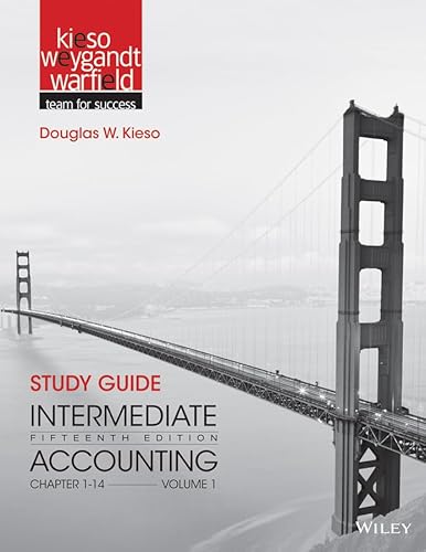 Stock image for Study Guide Intermediate Accounting, Vol. 1, Chapters 1-14, 15th Edition for sale by HPB-Red