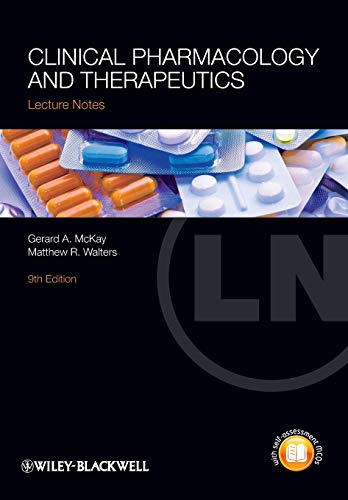 Beispielbild fr Clinical Pharmacology and Therapeutics (Lecture Notes) zum Verkauf von AwesomeBooks