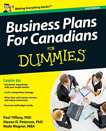 Stock image for Business Plans for Canadians for Dummies for sale by Better World Books: West