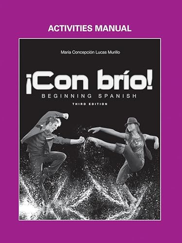 Beispielbild fr ¡Con brío!: Beginning Spanish, Activities Manual (Spanish Edition) zum Verkauf von BooksRun