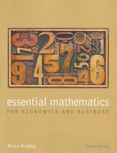 Stock image for Essential Mathematics for Economics and Business for sale by ThriftBooks-Atlanta