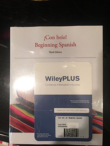 Imagen de archivo de ¡Con brío!: Beginning Spanish (Spanish Edition) a la venta por BooksRun