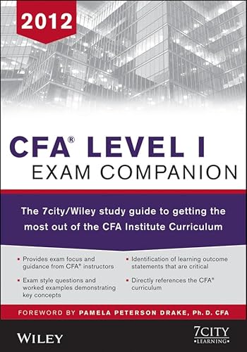 9781118366059: CFA Level I Exam Companion: The 7city/Wiley study guide to getting the most out of the CFA Institute curriculum