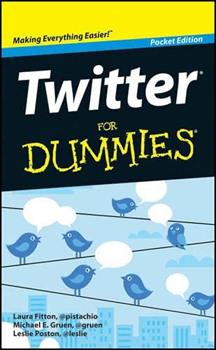 Beispielbild fr Twitter For Dummies, Pocket Edition zum Verkauf von Ebooksweb