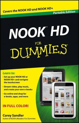 Imagen de archivo de NOOK HD for Dummies a la venta por Better World Books