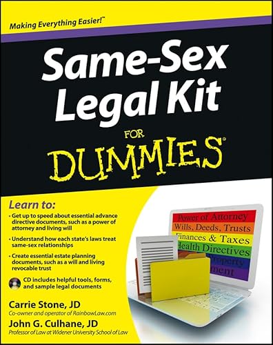 Beispielbild fr Same Sex Legal Kit for Dummies zum Verkauf von Better World Books