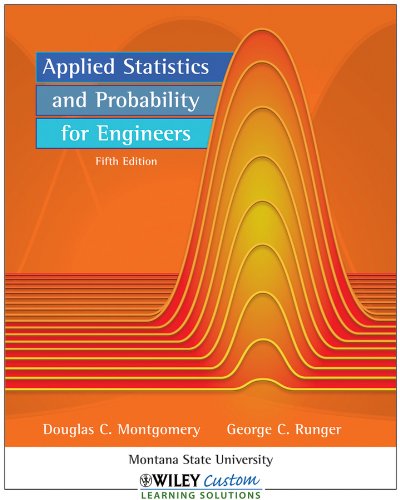 9781118397299: Applied Statistics and Probability for Engineers (Custom edition for Montana State University)