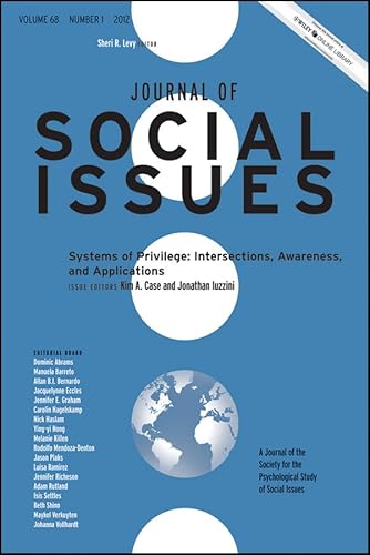 9781118397589: Systems of Privilege: Intersections, Awareness, and Applications (Journal of Social Issues (JOSI))