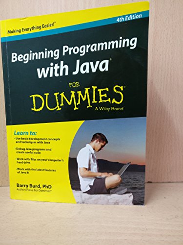 Beispielbild fr Beginning Programming with Java For Dummies zum Verkauf von Wonder Book