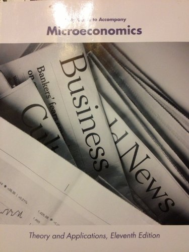 Stock image for Microeconomics, Study Guide: Theory and Applications [11th Edition] by Edgar K. Browning (2012-05-03) for sale by HPB-Red