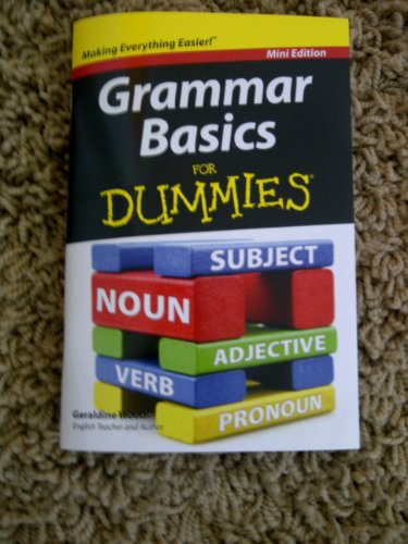 Beispielbild fr Grammar Basics for Dummies zum Verkauf von Wonder Book