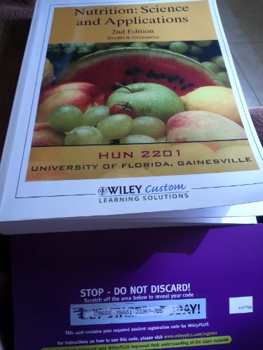 Stock image for Nutrition: Science and Applications 2nd Edition for sale by Decluttr