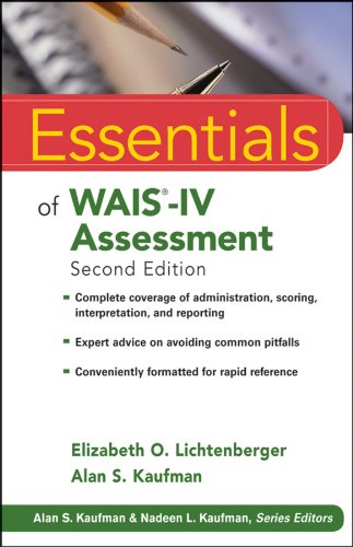 9781118419625: Essentials of WAIS-IV Assessment