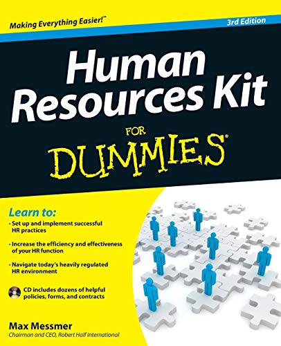 Stock image for Human Resources Kit For Dummies, 3rd Edition [With CDROM] for sale by ThriftBooks-Dallas