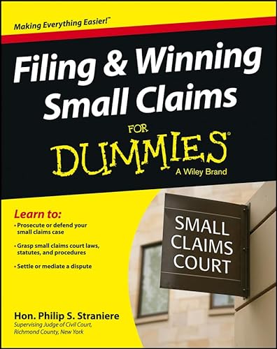 9781118424445: Filing and Winning Small Claims For Dummies