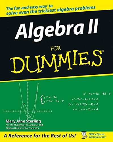 9781118429426: Algebra II For Dummies