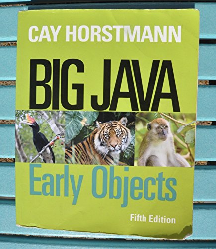 Stock image for Big Java: Early Objects for sale by SecondSale