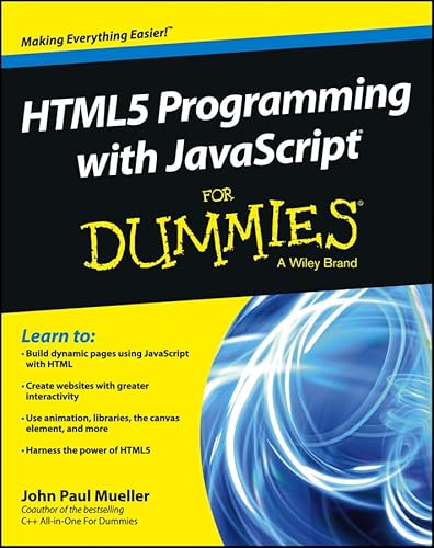 Beispielbild fr HTML5 Programming with JavaScript for Dummies zum Verkauf von Better World Books