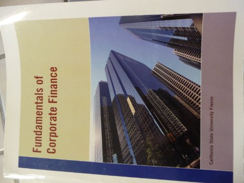 Imagen de archivo de Fundamentals of Corporate Finance a la venta por HPB-Red