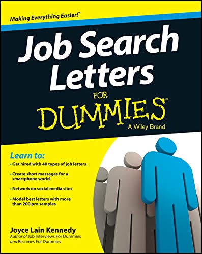 Beispielbild fr Job Search Letters for Dummies zum Verkauf von Better World Books