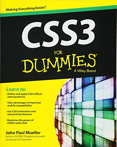 Beispielbild fr CSS3 for Dummies zum Verkauf von Better World Books