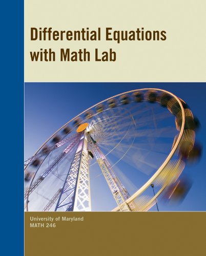 Elementary Differential Equations 9e with Math Lab for University of Maryland (Elementary Differential Equations 9E with Math Lab for University of Maryland (NEW!!)) (9781118443798) by Boyce