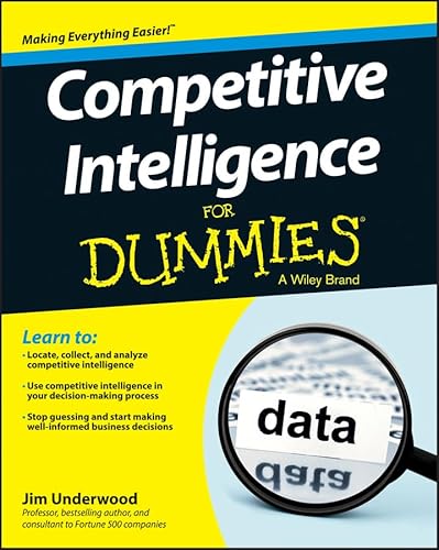 9781118451021: Competitive Intelligence For Dummies(R) (For Dummies Series)