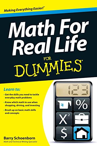 Stock image for Math for Real Life for Dummies (Paperback or Softback) for sale by BargainBookStores