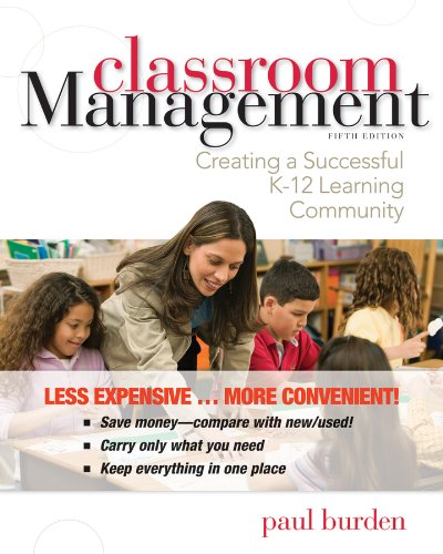 Imagen de archivo de Classroom Management: Creating a Successful K-12 Learning Community a la venta por SecondSale