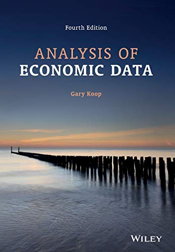 Imagen de archivo de Analysis of Economic Data a la venta por BooksRun