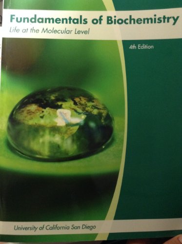 Imagen de archivo de Fundamentals of Biochemistry: Life At the Molecular Level 4th Edition a la venta por HPB-Red