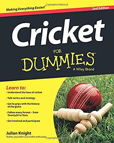 Imagen de archivo de Cricket For Dummies, 2nd Edition a la venta por HPB-Emerald