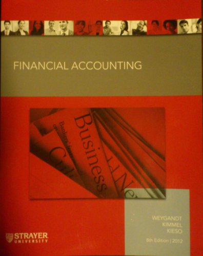 Stock image for Financial Accounting 8th Edition 2012 (Financial Accounting 8th Edition 2012) for sale by SecondSale