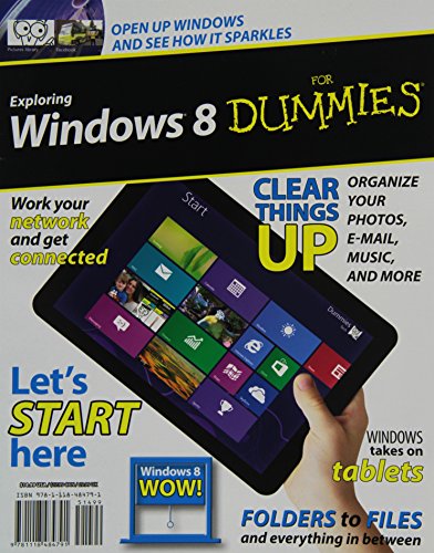 Beispielbild fr Exploring Windows 8 for Dummies zum Verkauf von Better World Books