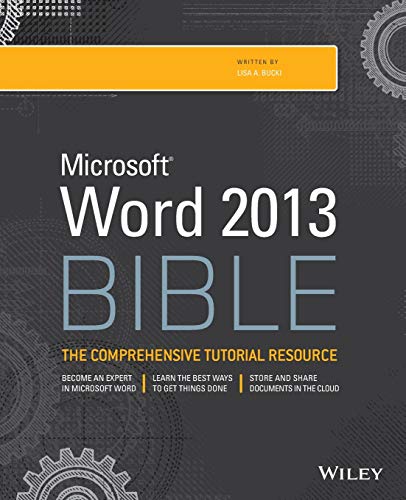 9781118488126: Microsoft Word 2013 Bible