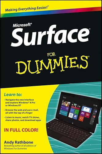 Imagen de archivo de Surface for Dummies a la venta por Better World Books: West