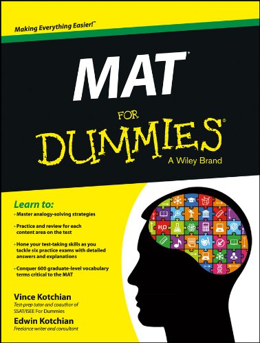 9781118496756: MAT For Dummies (For Dummies Series)